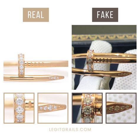 How To Spot Fake Cartier Juste Un Clou Bracelet .